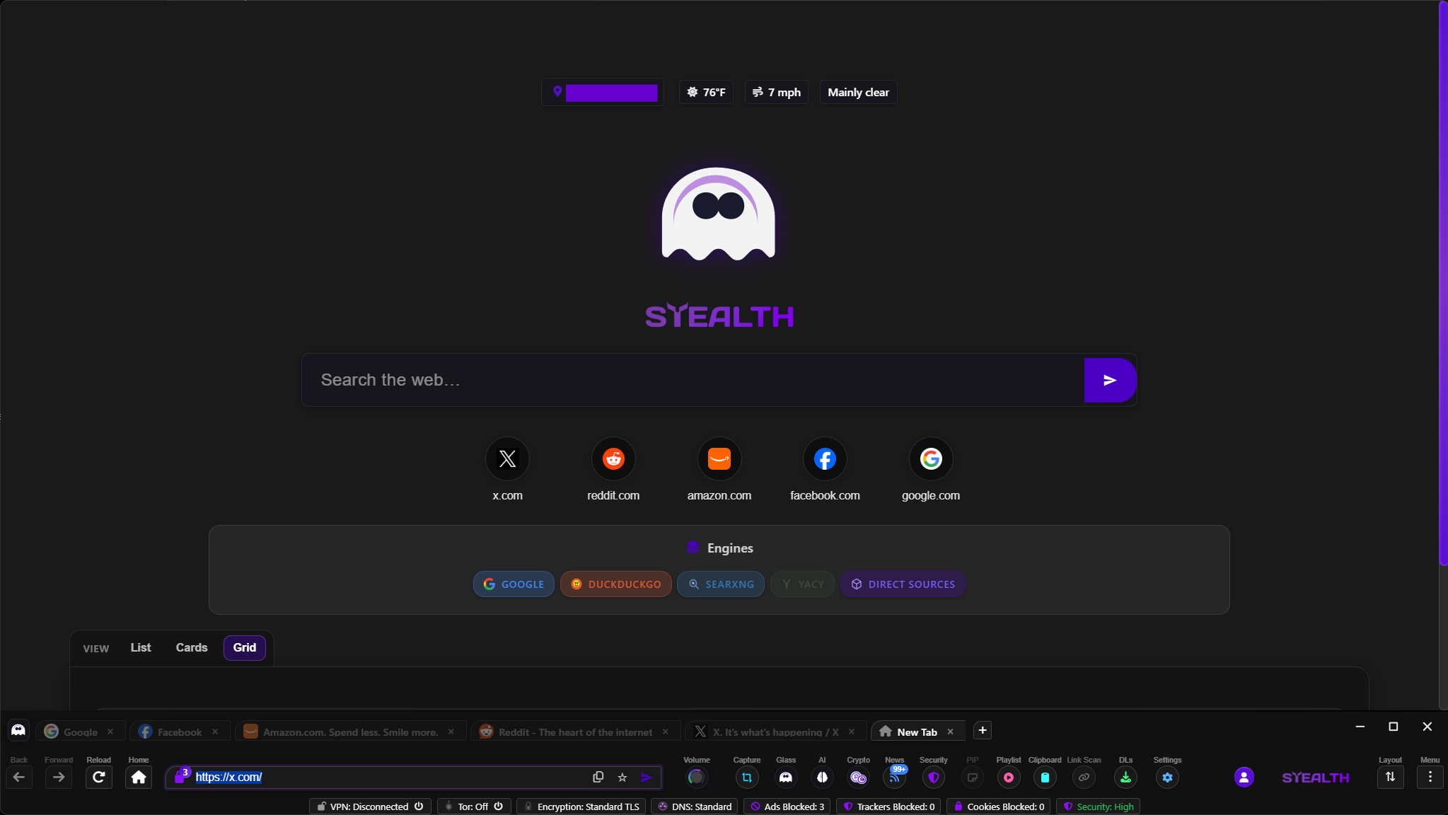 Stealth Browse for Windows